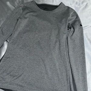 NIKE DRI FIT GREY LONG SLEEVE